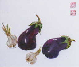 Eggplant And Garlic To Move Qi